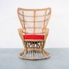 Gio Ponti design rattan chair fauteuil Bonacina