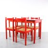 Cassina design Carimate chairs table Vico Magistretti
