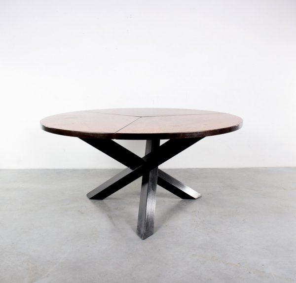 Tripod table design wenge tafel retro