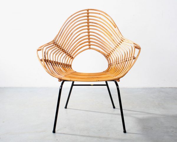 Fauteuil rotan design rattan chair Rohé Noordwolde