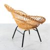 Rattan design chair Rohe Noordwolde fauteuil rotan vintage