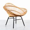 Rattan design chair Rohe Noordwolde fauteuil rotan vintage