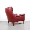Danish chair design leather Scandiavian