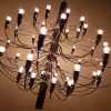 Arteluce chandelier design Gino Sarfatti