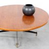 Gardella style round coffee table