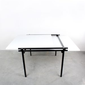 Dutch design extendable dining table