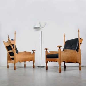 WeBe sculptural armchairs