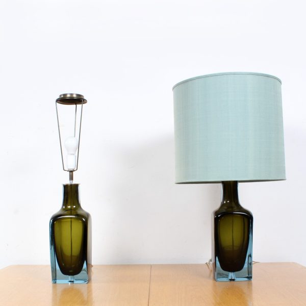 Scandinavian glass table lamps