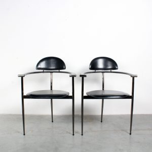 Italian design stiletto dining chairs